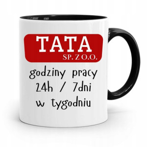 Kubek Czarny Na Dzień Ojca Tata Sp. Z O. O.