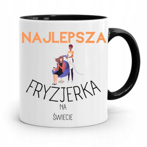 Kubek Czarny Najlepsza Fryzjerka Na Świecie