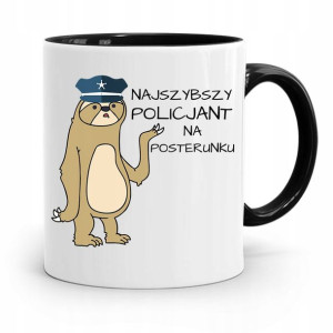 Kubek Czarny Najszybrzego Policjanta Policjantki