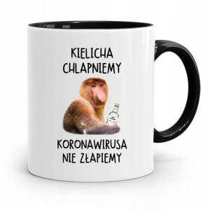 Kubek Czarny Nosacz Janusz Kielicha Chlapniemy