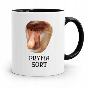 Kubek Czarny Nosacz Janusz Pryma Sort Prezent