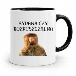 Kubek Czarny Nosacz Janusz Sypana Czy Prezent