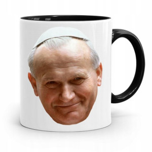 Kubek Czarny Papież Papaj Jan Paweł Ii Prezent