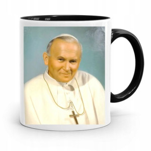 Kubek Czarny Papież Papaj Jan Paweł Ii Prezent