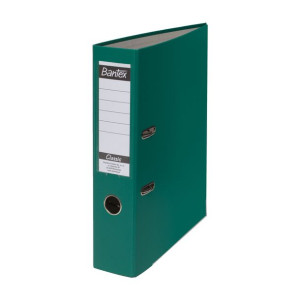 Bantex Classic Budget segregator dźwigniowy A4 75 mm zielony