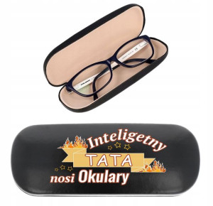 ETUI POKROWIEC OKULARY NADRUK na Dzień Matki Ojca