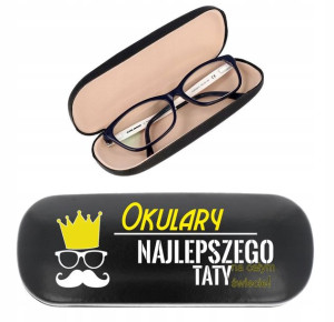 ETUI POKROWIEC OKULARY NADRUK na Dzień Matki Ojca