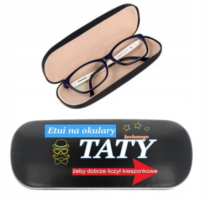 ETUI POKROWIEC OKULARY NADRUK na Dzień Matki Ojca