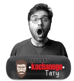 ETUI POKROWIEC OKULARY NADRUK na Dzień Matki Ojca