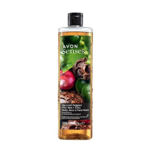 Avon Żel pod prysznic 3w1 - Czarny pieprz i kardamon
