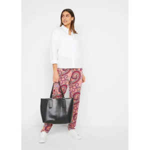 Bonprix Kolorowe Spodnie Z Plisą W Pasie Nadruk Paisley 44-46 920652