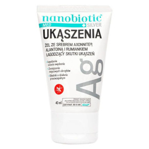 Nanobiotic MED Silver Ukąszenia Żel ze srebrem łagodzący ukąszenia 40ml