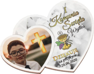 Podziękowanie Gości Komunia Chrzest Ślub Nadruk