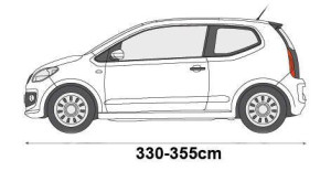 Pokrowiec na samochód  Volkswagen Lupo exclusive + pas