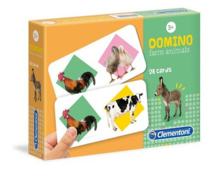 Clementoni 18069 Domino Zwierzęta Na Farmie