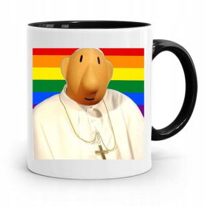 Kubek Czarny Papież Papaj Jan Paweł Ii Prezent