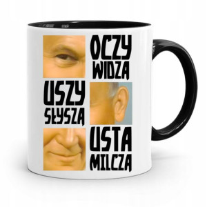 Kubek Czarny Papież Papaj Jan Paweł Ii Prezent