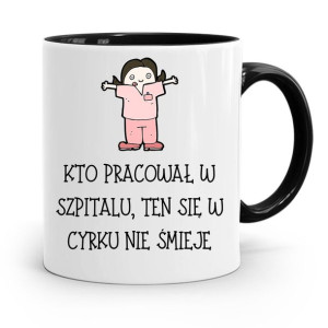 Kubek Czarny Pielęgniarki Kto Pracował W Szpitalu