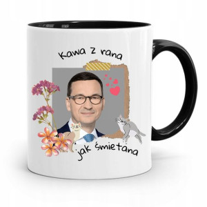 Kubek Czarny Politycy Premier Mateusz Morawiecki