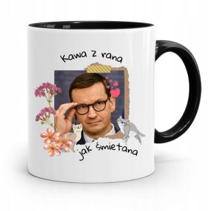 Kubek Czarny Politycy Premier Mateusz Morawiecki