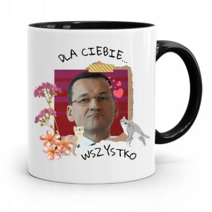 Kubek Czarny Politycy Premier Mateusz Morawiecki
