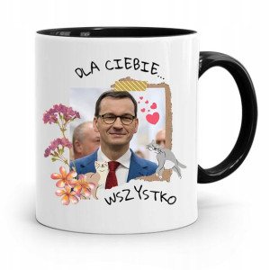 Kubek Czarny Politycy Premier Mateusz Morawiecki