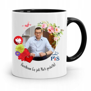 Kubek Czarny Politycy Premier Mateusz Morawiecki