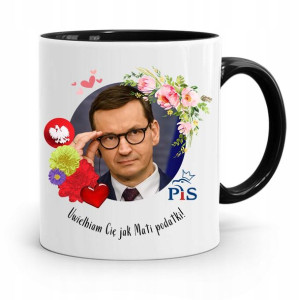 Kubek Czarny Politycy Premier Mateusz Morawiecki
