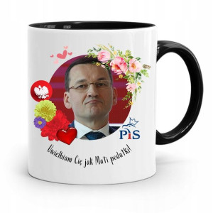 Kubek Czarny Politycy Premier Mateusz Morawiecki