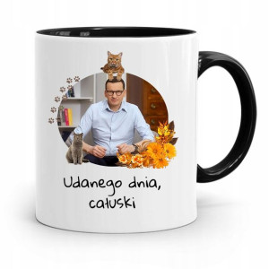 Kubek Czarny Politycy Premier Mateusz Morawiecki