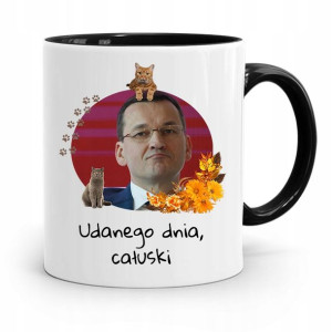 Kubek Czarny Politycy Premier Mateusz Morawiecki