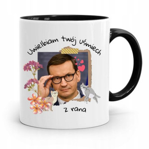 Kubek Czarny Politycy Premier Mateusz Morawiecki