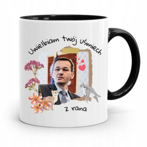 Kubek Czarny Politycy Premier Mateusz Morawiecki