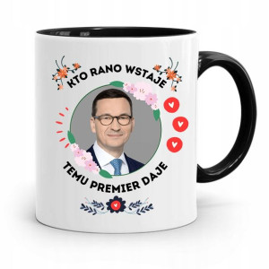 Kubek Czarny Politycy Premier Mateusz Morawiecki
