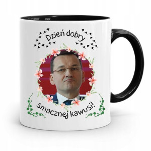Kubek Czarny Politycy Premier Mateusz Morawiecki