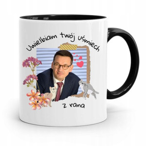 Kubek Czarny Politycy Premier Mateusz Morawiecki