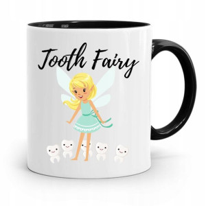 Kubek Czarny Prezent Dentysty Tooth Fairy Dentist