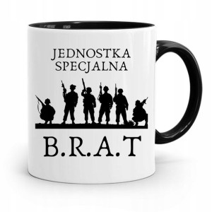 Kubek Czarny Prezent Dla Brata Jednostka Specjalna