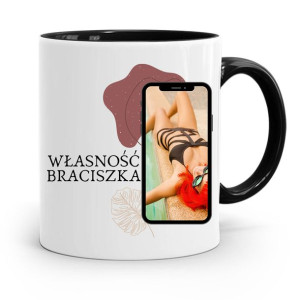 Kubek Czarny Prezent Dla Brata Własność Braciszka