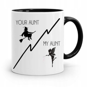 Kubek Czarny Prezent Dla Cioci Your Aunt My Aunt