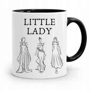 Kubek Czarny Prezent Dla Córki Little Lady