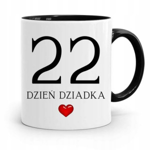 Kubek Czarny Prezent Dla Dziadka Dzień Dziadka 22