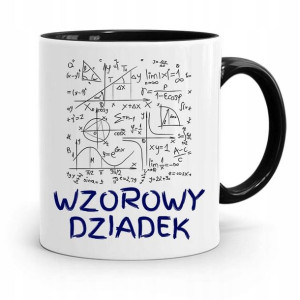 Kubek Czarny Prezent Dla Dziadka Wzorowy Dziadek