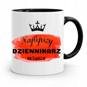 Kubek Czarny Prezent Dla Dziennikarza Reportera