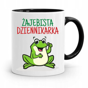Kubek Czarny Prezent Dla Dziennikarza Reportera