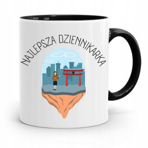 Kubek Czarny Prezent Dla Dziennikarza Reportera