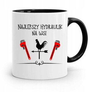 Kubek Czarny Prezent Dla Hydraulika Najlepszy