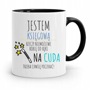 Kubek Czarny Prezent Dla Księgowej Księgowego