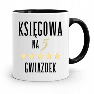 Kubek Czarny Prezent Dla Księgowej Księgowego