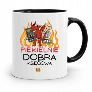 Kubek Czarny Prezent Dla Księgowej Księgowego